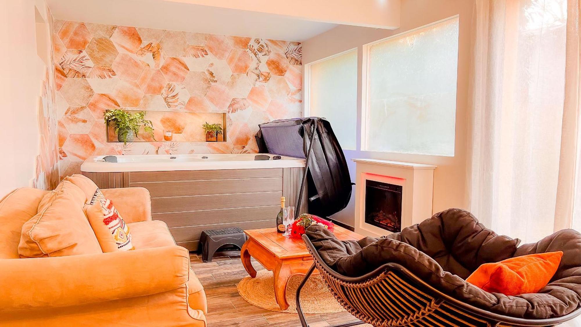 Appartement avec jacuzzi privé à Disney Quincy-Voisins Esterno foto