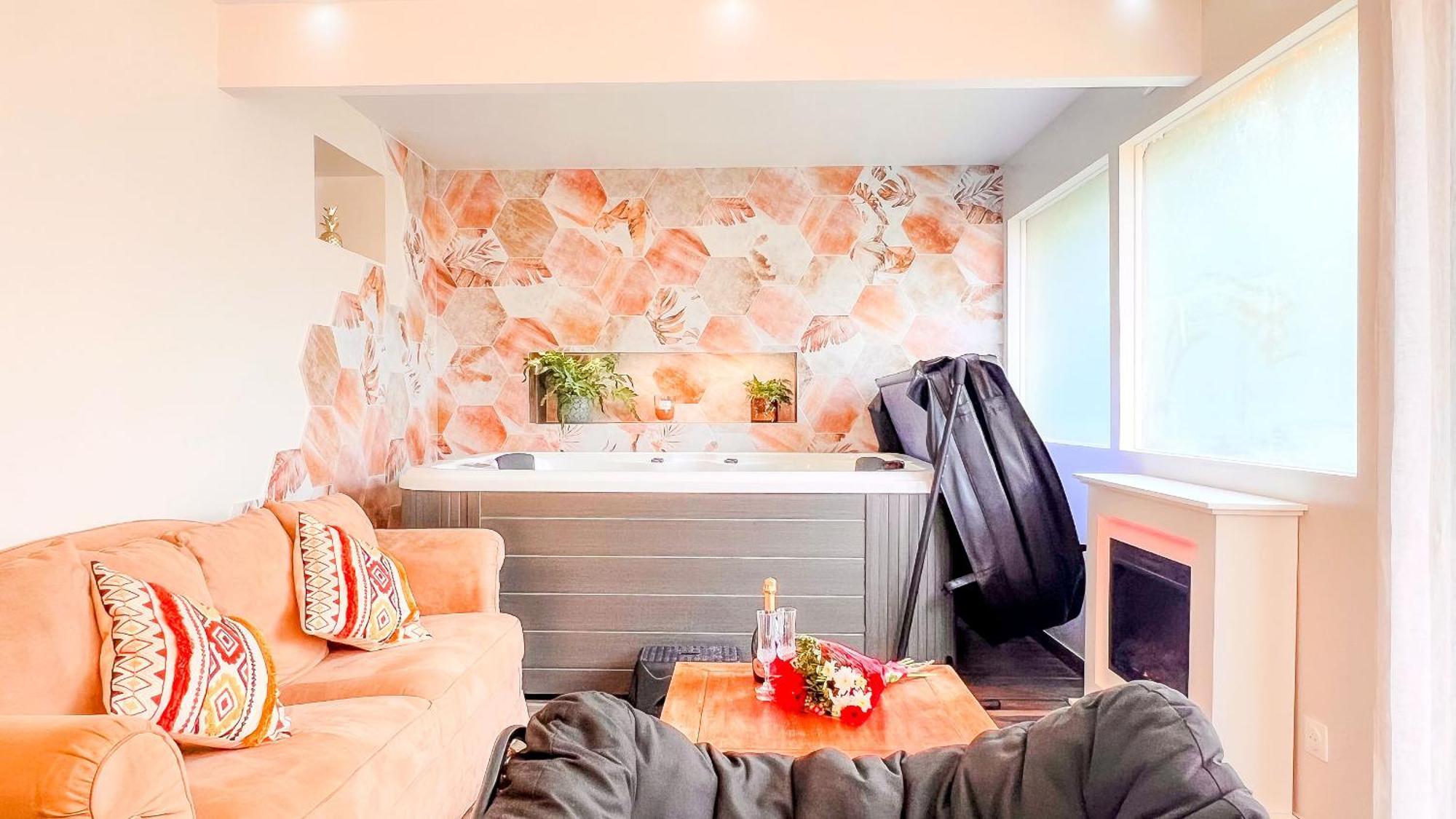 Appartement avec jacuzzi privé à Disney Quincy-Voisins Esterno foto